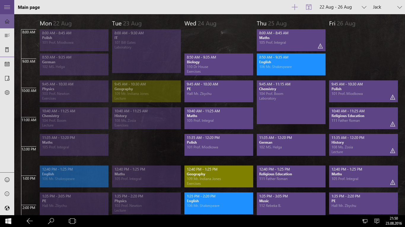 Good Plan Timetable App For Windows